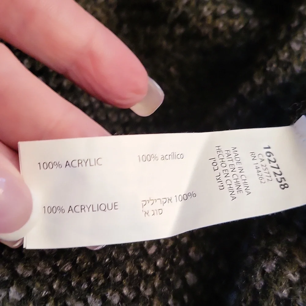 Black Tape Long Open Front Camo Cardigan - Picture 10 of 10